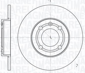 Magneti Marelli 361302040239 - Disque de frein cwaw.fr