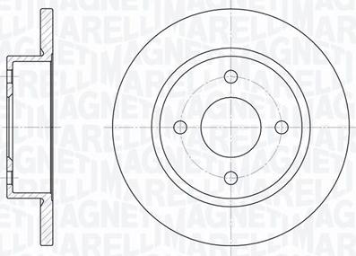 Magneti Marelli 361302040235 - Disque de frein cwaw.fr