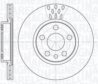 Magneti Marelli 361302040232 - Disque de frein cwaw.fr