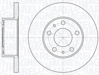 Magneti Marelli 361302040237 - Disque de frein cwaw.fr