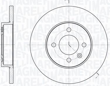 Magneti Marelli 361302040225 - Disque de frein cwaw.fr