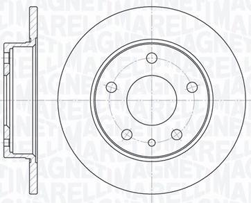 Magneti Marelli 361302040221 - Disque de frein cwaw.fr