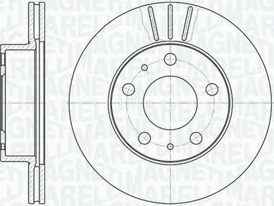 Magneti Marelli 361302040228 - Disque de frein cwaw.fr