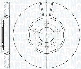 Magneti Marelli 361302040222 - Disque de frein cwaw.fr