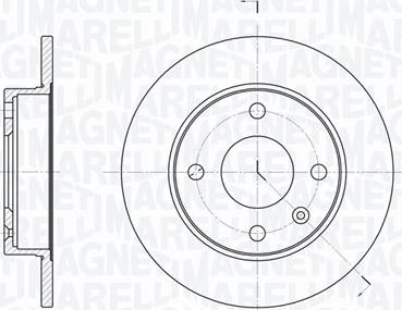 Magneti Marelli 361302040227 - Disque de frein cwaw.fr