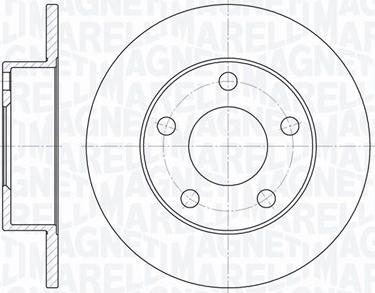 Magneti Marelli 361302040275 - Disque de frein cwaw.fr