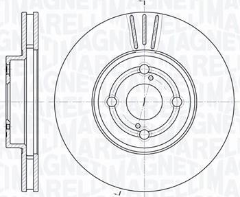 Magneti Marelli 361302040270 - Disque de frein cwaw.fr