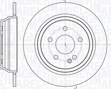 Magneti Marelli 361302040273 - Disque de frein cwaw.fr