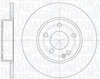 Magneti Marelli 361302040277 - Disque de frein cwaw.fr