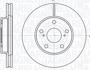 Magneti Marelli 361302040744 - Disque de frein cwaw.fr