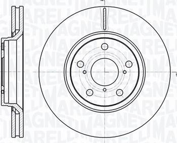 Magneti Marelli 361302040745 - Disque de frein cwaw.fr