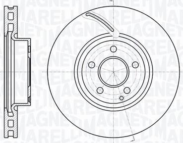 Magneti Marelli 361302040748 - Disque de frein cwaw.fr