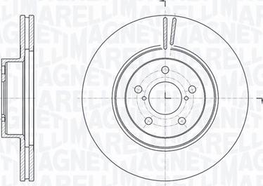 Magneti Marelli 361302040743 - Disque de frein cwaw.fr