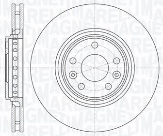 Magneti Marelli 361302040757 - Disque de frein cwaw.fr