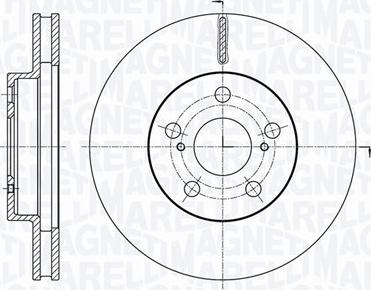 Magneti Marelli 361302040763 - Disque de frein cwaw.fr