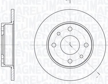 Magneti Marelli 361302040700 - Disque de frein cwaw.fr