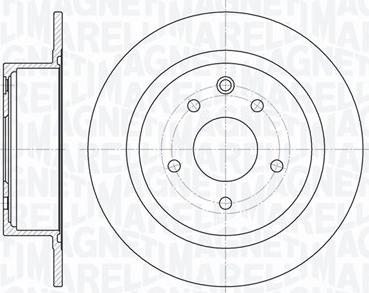 Magneti Marelli 361302040719 - Disque de frein cwaw.fr