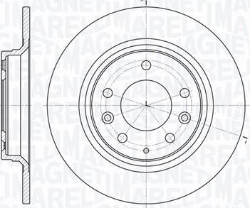 Magneti Marelli 361302040718 - Disque de frein cwaw.fr