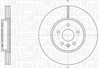 Magneti Marelli 361302040784 - Disque de frein cwaw.fr