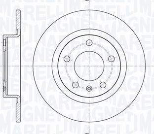 Magneti Marelli 361302040734 - Disque de frein cwaw.fr