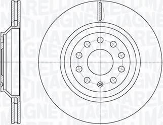 Magneti Marelli 361302040735 - Disque de frein cwaw.fr