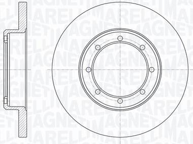 Magneti Marelli 361302040731 - Disque de frein cwaw.fr