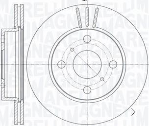 Magneti Marelli 361302040738 - Disque de frein cwaw.fr