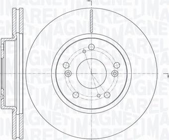Magneti Marelli 361302040737 - Disque de frein cwaw.fr