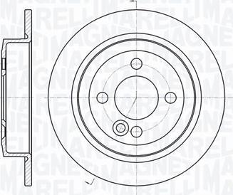 Magneti Marelli 361302040725 - Disque de frein cwaw.fr