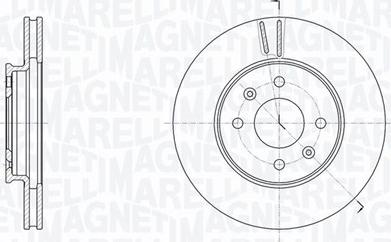 Magneti Marelli 361302040775 - Disque de frein cwaw.fr