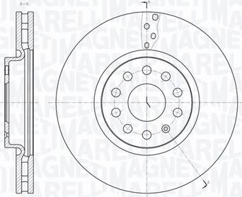 Magneti Marelli 361302040770 - Disque de frein cwaw.fr