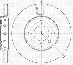 Magneti Marelli 361302040778 - Disque de frein cwaw.fr