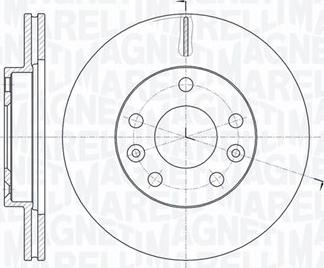 Magneti Marelli 361302040773 - Disque de frein cwaw.fr