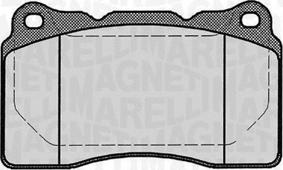 Magneti Marelli 363916060499 - Kit de plaquettes de frein, frein à disque cwaw.fr