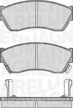 Magneti Marelli 363916060491 - Kit de plaquettes de frein, frein à disque cwaw.fr