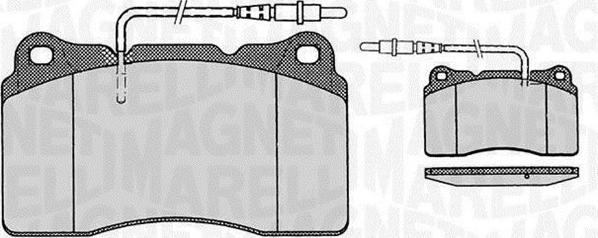 Magneti Marelli 363916060498 - Kit de plaquettes de frein, frein à disque cwaw.fr