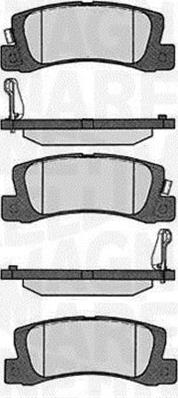 Magneti Marelli 363916060492 - Kit de plaquettes de frein, frein à disque cwaw.fr