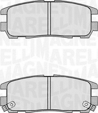 Magneti Marelli 363916060497 - Kit de plaquettes de frein, frein à disque cwaw.fr