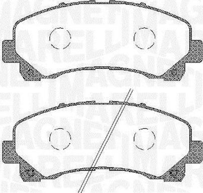 Magneti Marelli 363916060449 - Kit de plaquettes de frein, frein à disque cwaw.fr