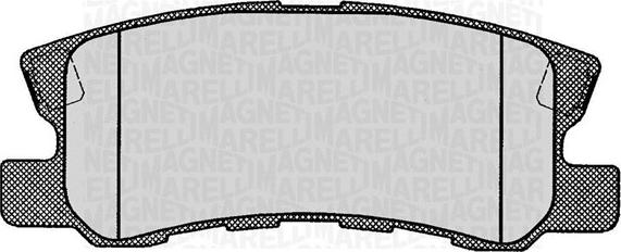 Magneti Marelli 363916060445 - Kit de plaquettes de frein, frein à disque cwaw.fr