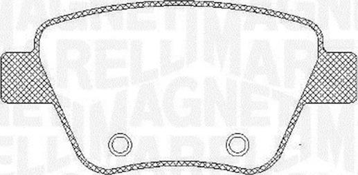 Magneti Marelli 363916060441 - Kit de plaquettes de frein, frein à disque cwaw.fr