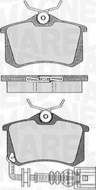 Magneti Marelli 363916060442 - Kit de plaquettes de frein, frein à disque cwaw.fr