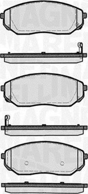 Magneti Marelli 363916060447 - Kit de plaquettes de frein, frein à disque cwaw.fr