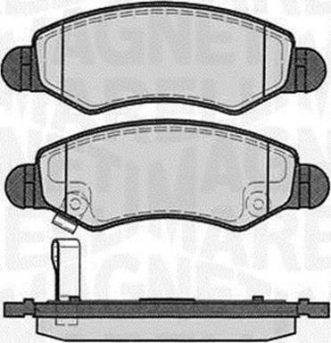 Magneti Marelli 363916060450 - Kit de plaquettes de frein, frein à disque cwaw.fr