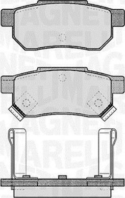 Magneti Marelli 363916060457 - Kit de plaquettes de frein, frein à disque cwaw.fr