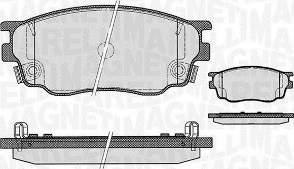 Magneti Marelli 363916060465 - Kit de plaquettes de frein, frein à disque cwaw.fr