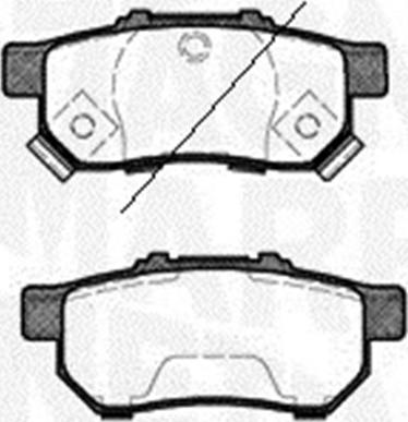 Magneti Marelli 363916060460 - Kit de plaquettes de frein, frein à disque cwaw.fr