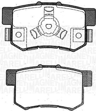 Magneti Marelli 363916060463 - Kit de plaquettes de frein, frein à disque cwaw.fr