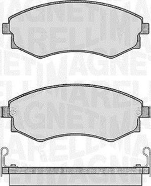 Magneti Marelli 363916060467 - Kit de plaquettes de frein, frein à disque cwaw.fr