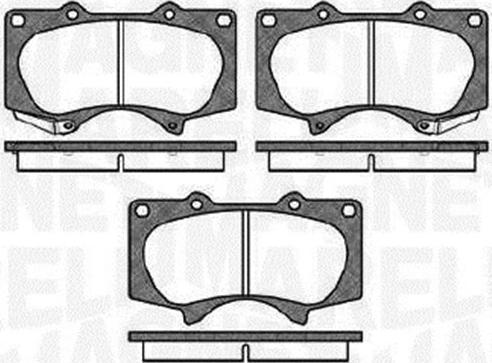 Magneti Marelli 363916060409 - Kit de plaquettes de frein, frein à disque cwaw.fr